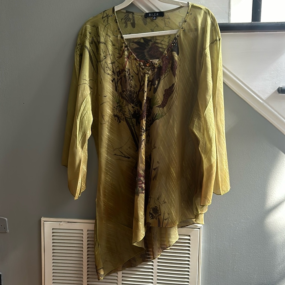 BLEU Women’s 1XL Blouse